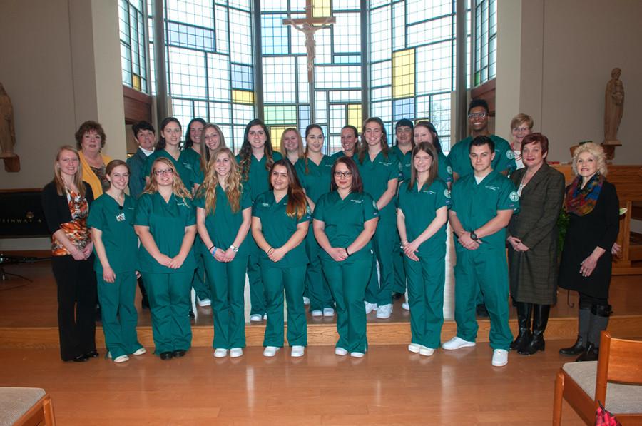 Nursing students receive blessing of hands in new ceremony