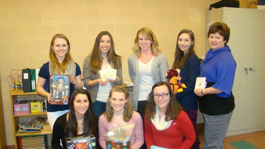 Front row, left to right:  Nicole Tucker, Natalie Turner, Sydney Kishbaugh

Second row, left to right: Amelia DeMasi, Amy Buchala, Kylie Carroll,Laura Drake, Andrea Novak.