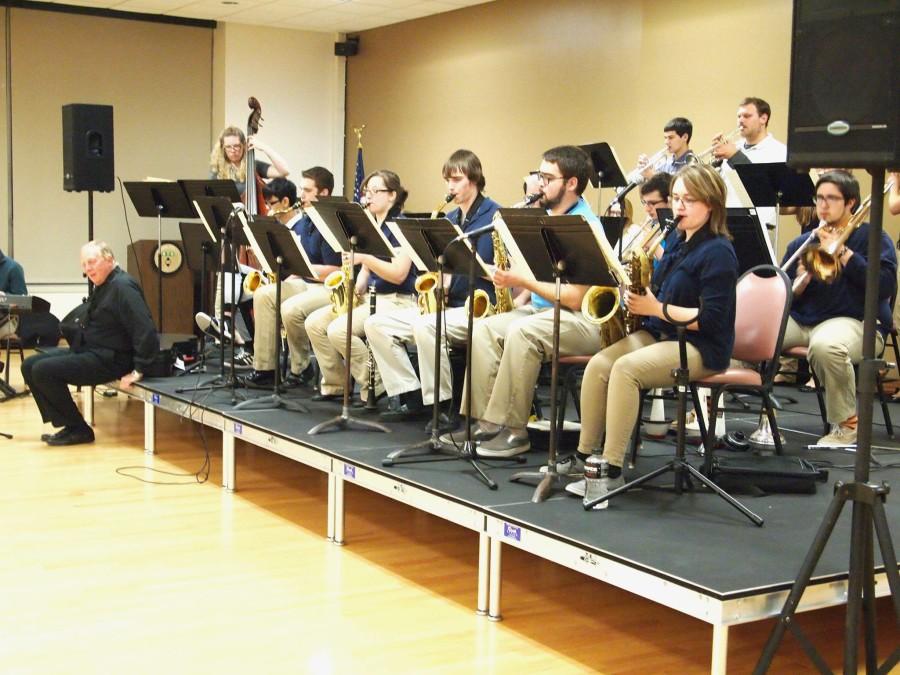 Marywood Jazz Ambassadors played along side the Faculty Jazz Quartet.