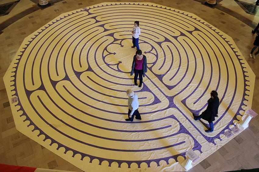 Labyrinth provides peace during time of turmoil