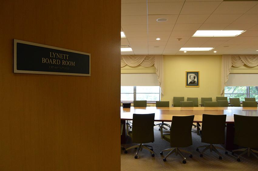 Board of Trustees met in the Lynett Board Room in Nazareth Hall.