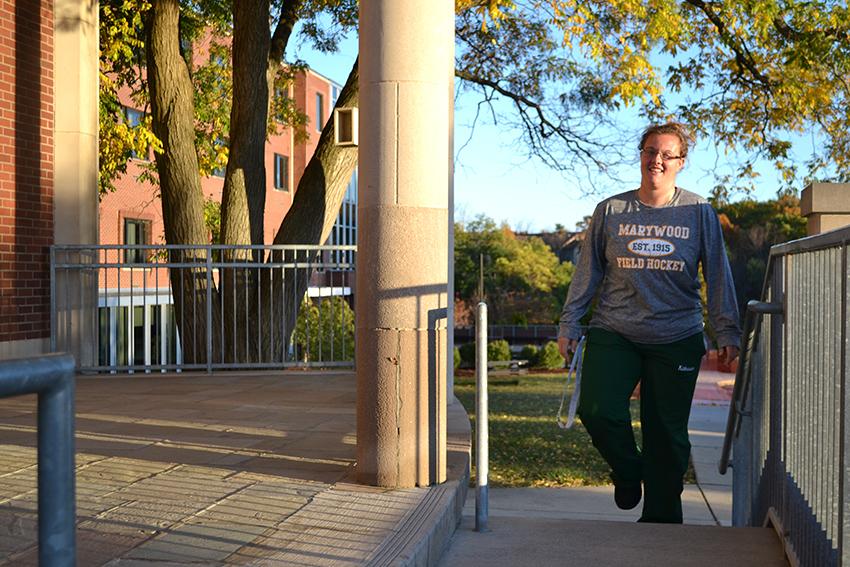 Field hockey player sets team record for saves