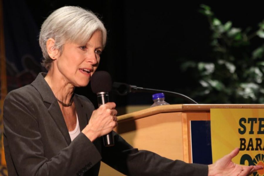 Green Party candidate campaigns at Wilkes University