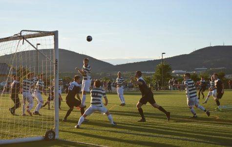 Men's soccer couldn't fend off the defending champs