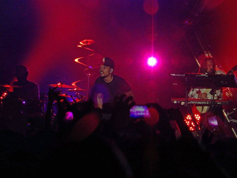 Chance the Rapper performing on New Year's Eve 2015. Creative Commons 