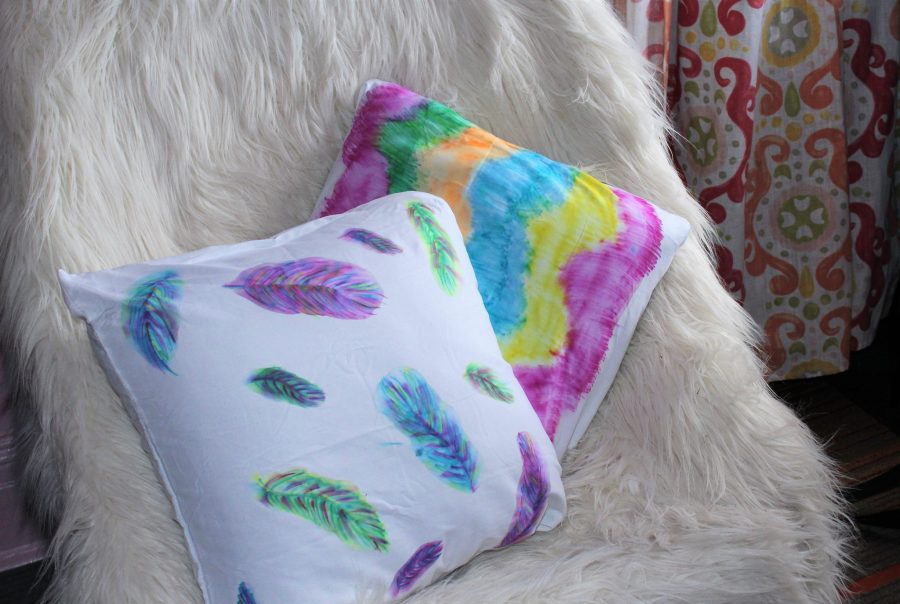 Pinning with Margaret: DIY watercolor pillowcase