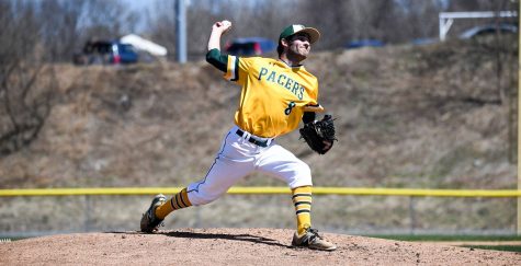 Senior pitcher Justin Haddix gives up three earned runs in seven innings of work to suffer his third loss of the season. Photo courtesy of Marywood Athletics