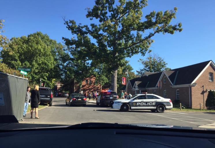 Campus Safety evacuated the Center for Natural and Health Sciences around 3:45 p.m. Wednesday afternoon after learning of a situation involving a weapon on campus.