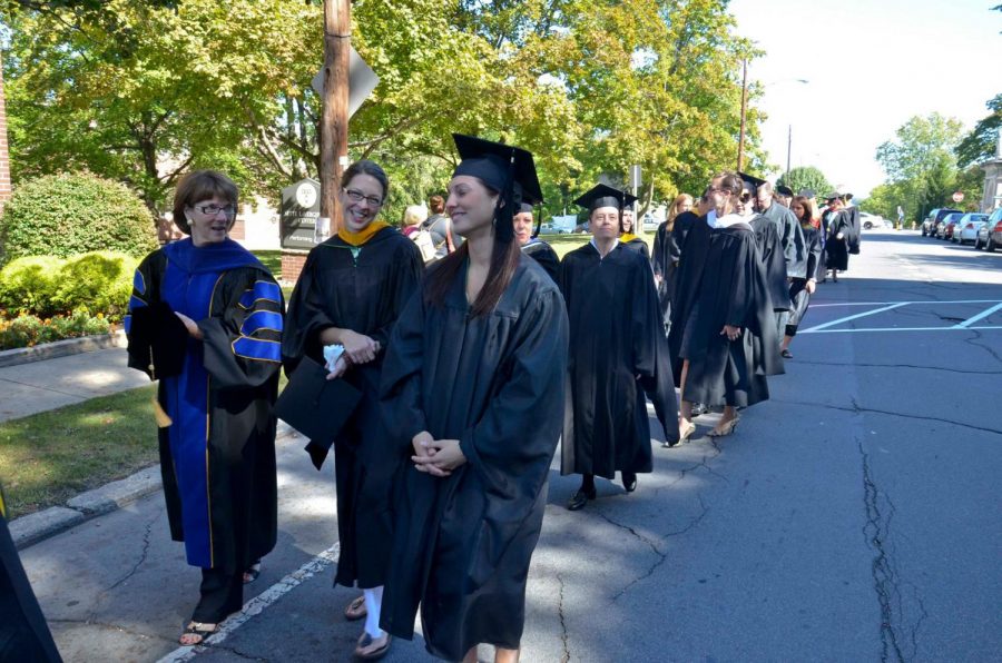 Photo from the 2013 Fall Convocation. Photo Credit: The Wood Word File Photo