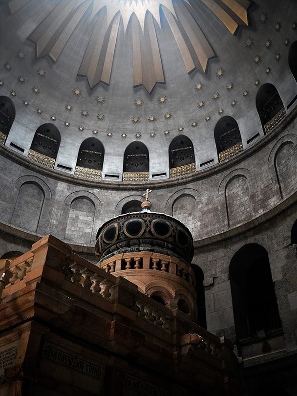 Mirabito captured this photograph of the Holy Seuplchre Jerusalem during his trip. Photo courtesy of Dr. Michael Mirabito