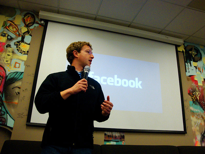 Facebook CEO Mark Zuckerberg. Photo by Flickr user Silverisdead, CC BY 2.0