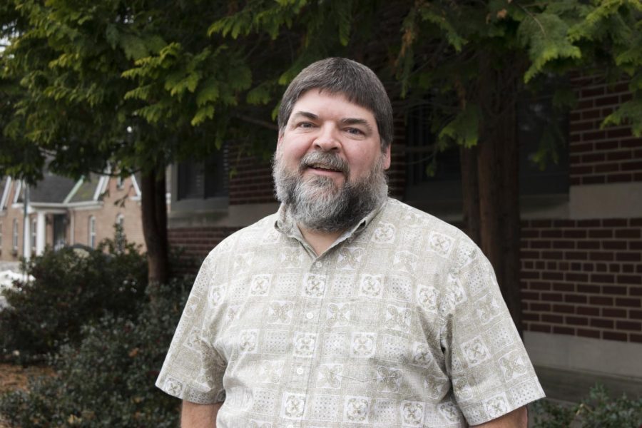 Before starting as Marywood's IT director, Thomas Steffes was the IT director at Earlham College in Richmond, Indiana. Photo credit: Bethany Wade