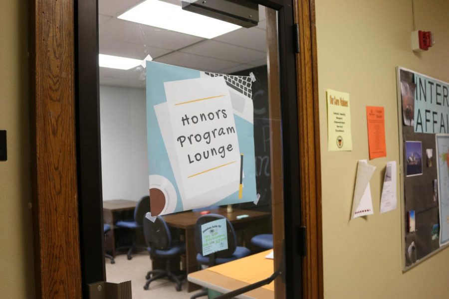 The Honors Program Lounge can be found on the second level of the Liberal Arts Center Photo credit: Jessica Bonacci