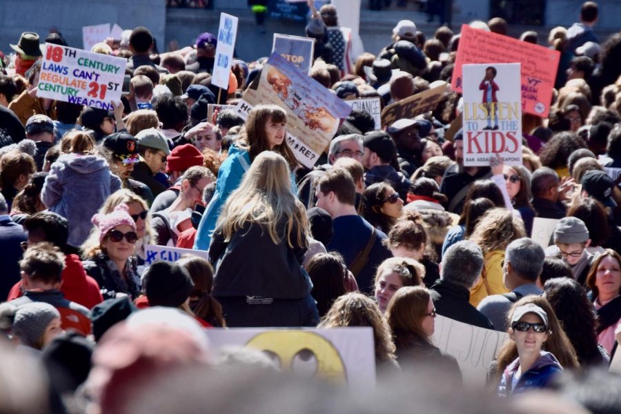 The march drew in hundreds of thousands from around the country, including some residents of the Scranton and Wilkes-Barre areas. Photo credit: Bethany Wade
