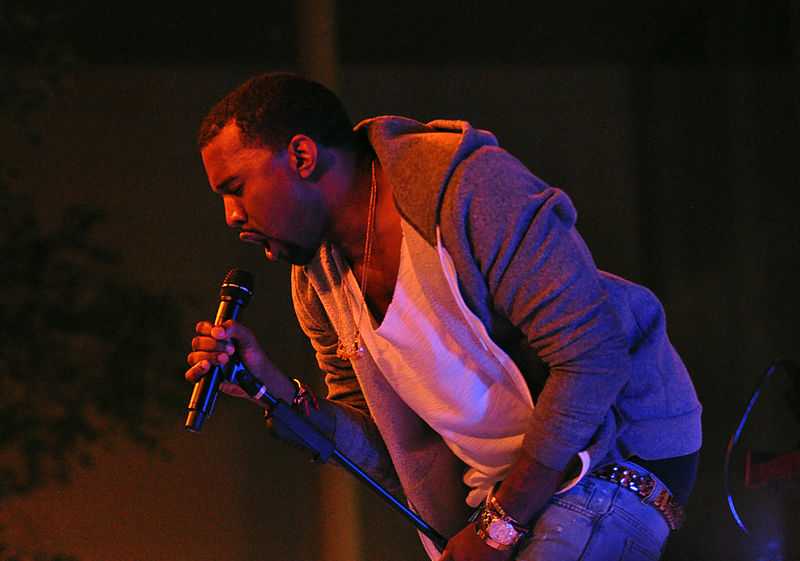 Kanye West performing at The Museum of Modern Arts annual Party, May 10, 2011 by Jason Persse. (CC BY-SA 2.0)