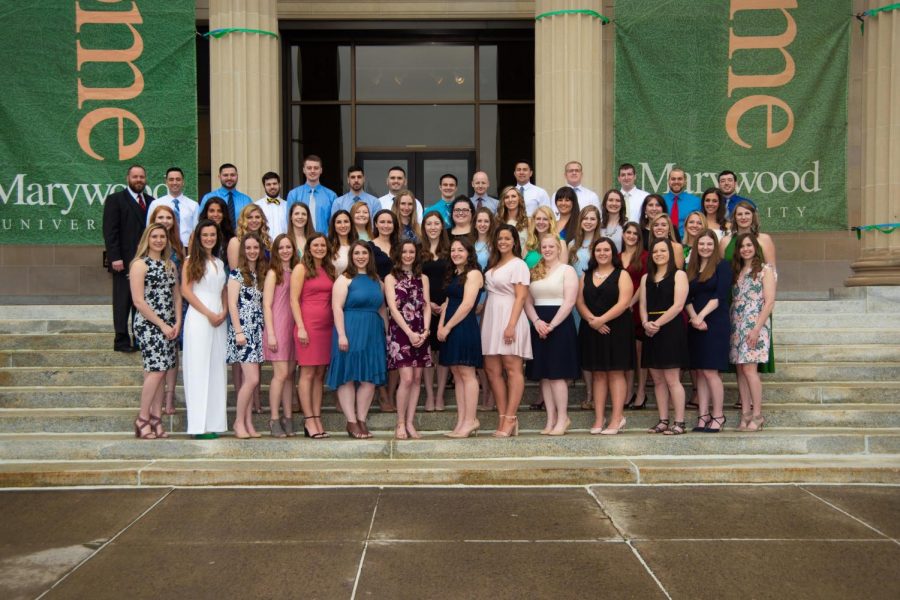 Marywood's Physician Assistant program graduates. Photo credit: Marywood Marketing and Communications