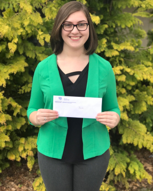 Nicole Coombs is the 22nd student to receive the scholarship. Photo credit: Marywood Marketing and Communications