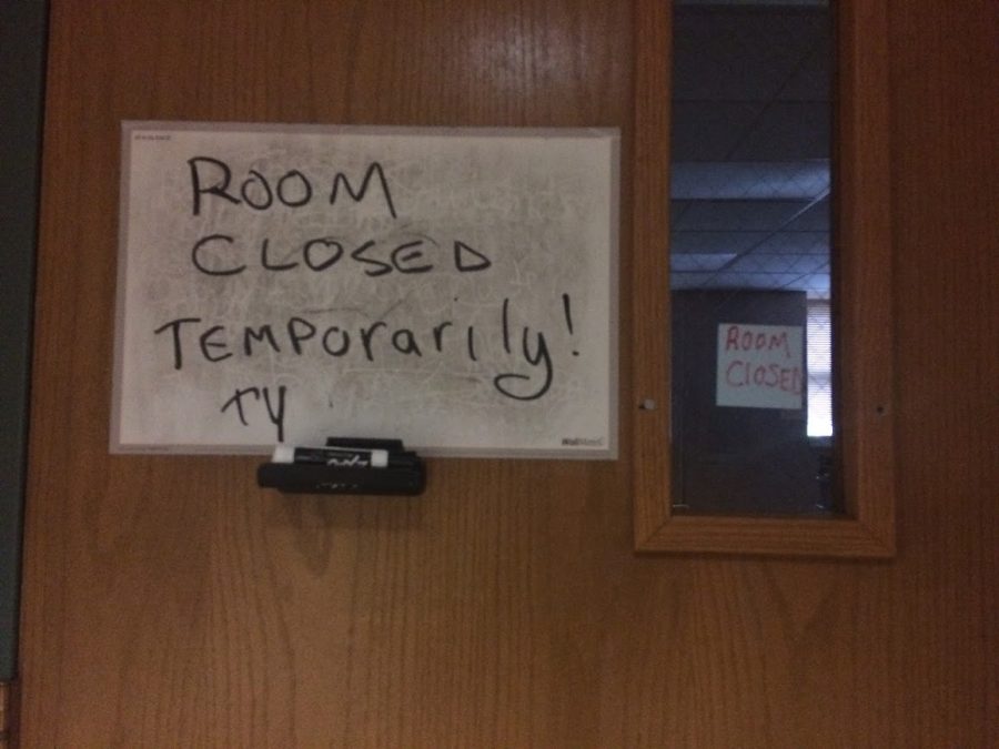 Mold found in the Center for Natural and Health Sciences (CNHS) has caused some classrooms to close temporarily. Photo credit: Briana Ryan