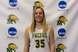 Courtesy of Marywood Athletics

Natasha Hessling was named the Atlantic East Conference Womens Defensive Player of the Year.