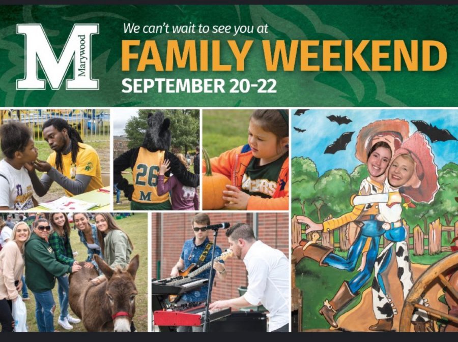 Marywood University encourages all students to invite their families to campus to experience a plethora of different events at Family Weekend.

Image courtesy of Marywood University Student Activities and Leadership Development