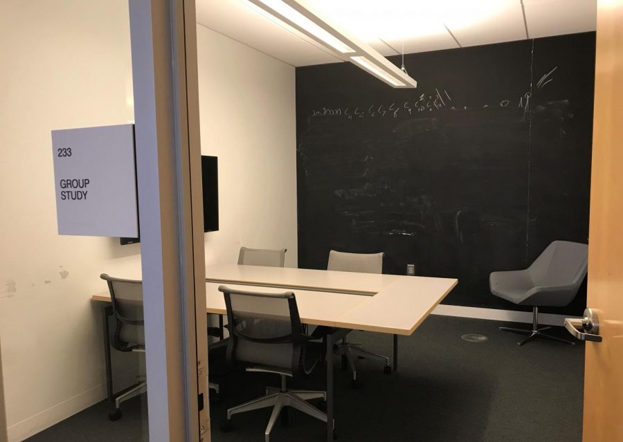 The study rooms boast around 2,500 reservations per year. Photo credit: Briana Ryan