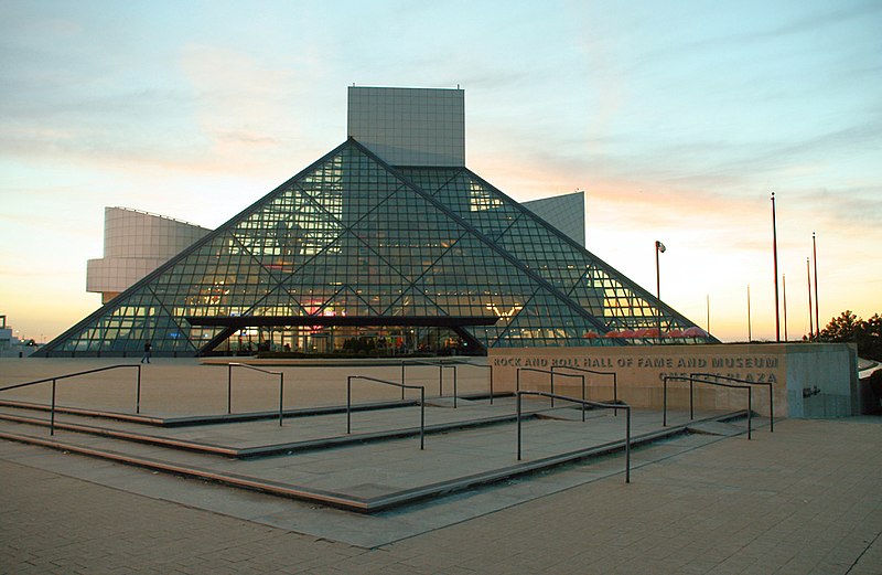 Every year the Rock & Roll Hall of Fame induction takes place at the museum in Cleveland, Ohio.
