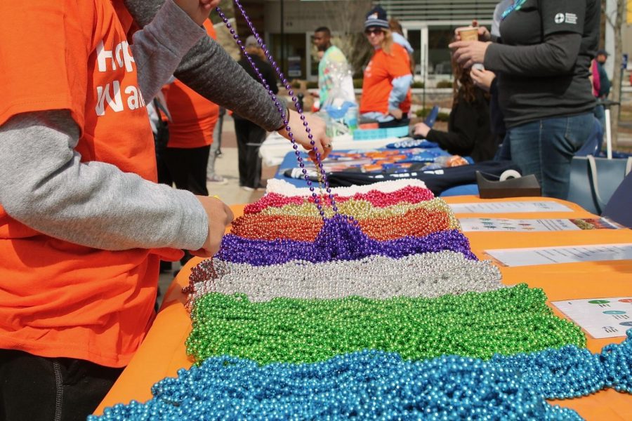 Beads of different colors will be given out at the Out of the Darkness Walk at Nay Aug Park this Sunday. Each color signifies the participants specific connection to the cause of suicide prevention.