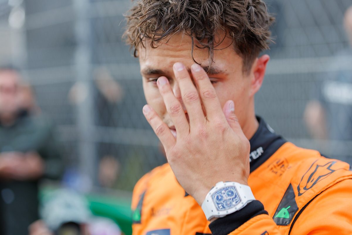 Lando Norris (GBR, McLaren) in der Startaufstellung