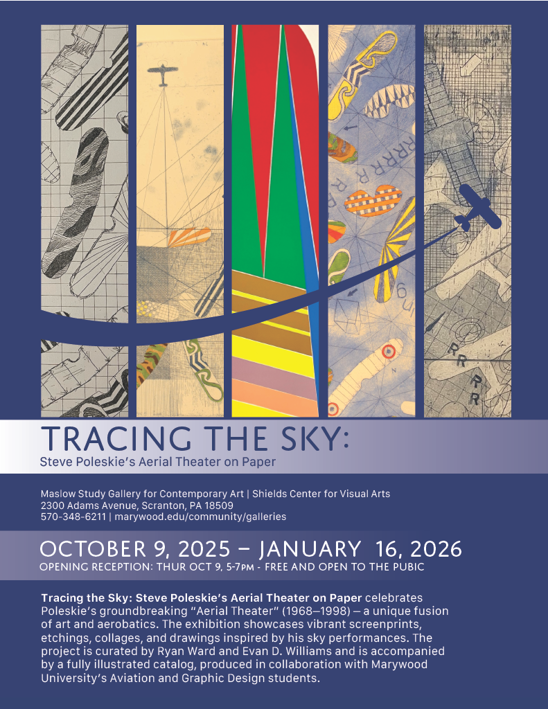 Marywood’s Aviation and Graphic Design departments collaborate on new exhibit
